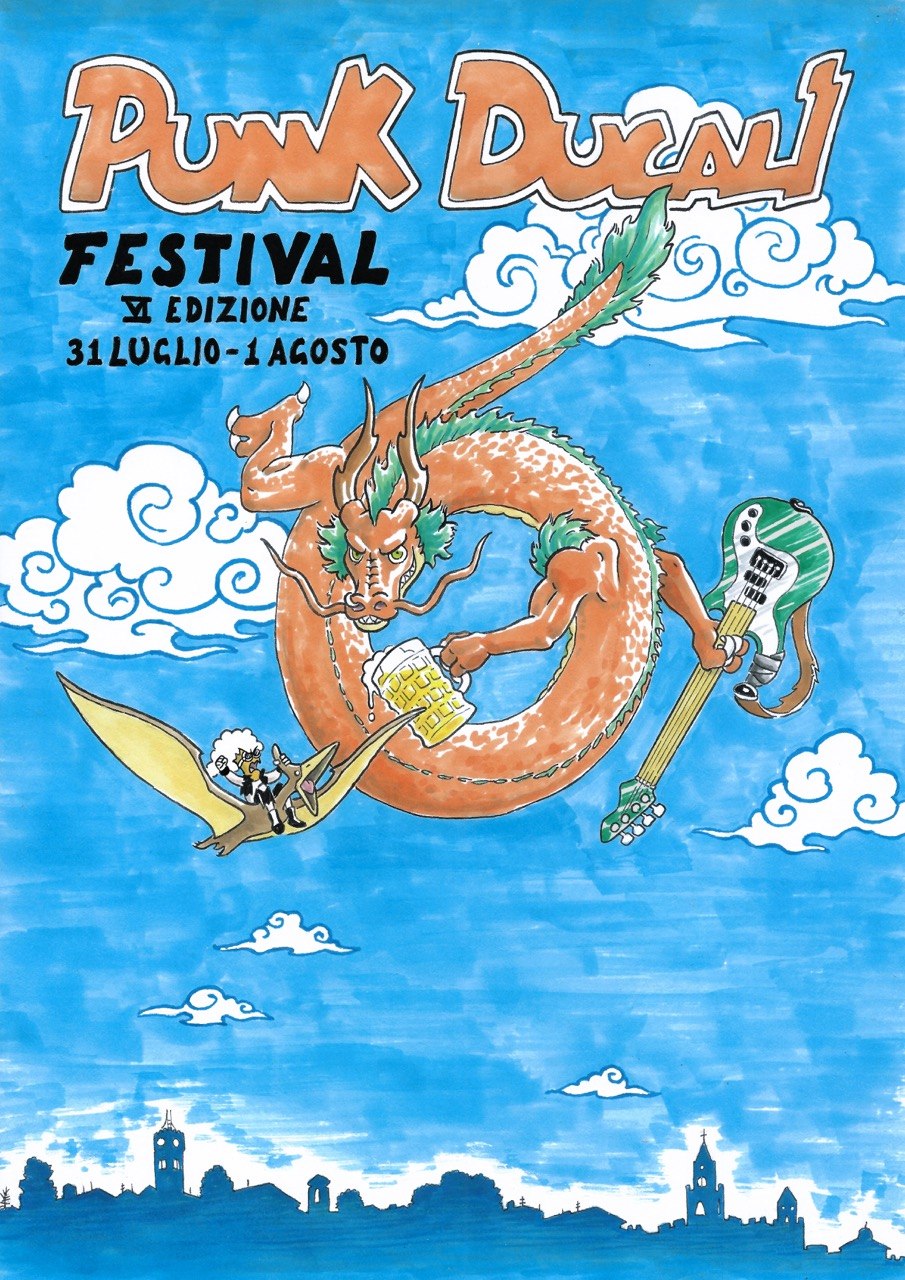 Locandina Punk Ducali Festival VI Edizione